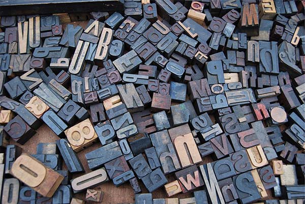 Old Fashioned Letterpress Stamps