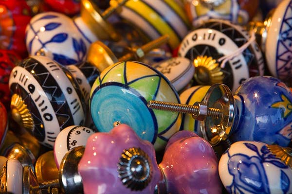 Old Fashioned Painted Door Knobs