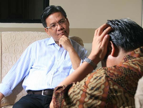 Counsellor Listening to Client