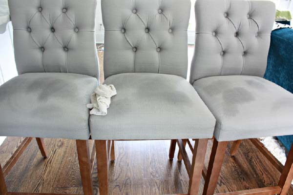 Stained Upholstered Chairs