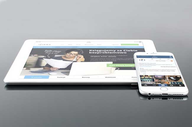 White iPad & iPhone