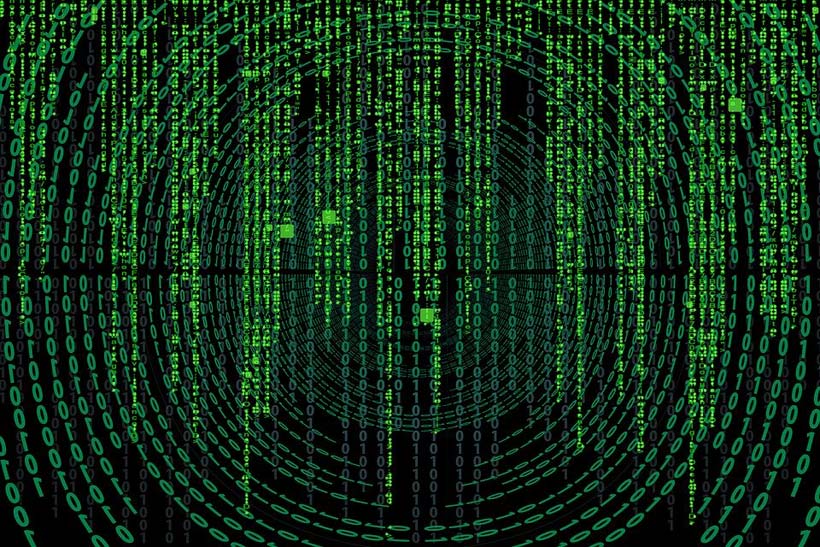 Matrix Style Code Data