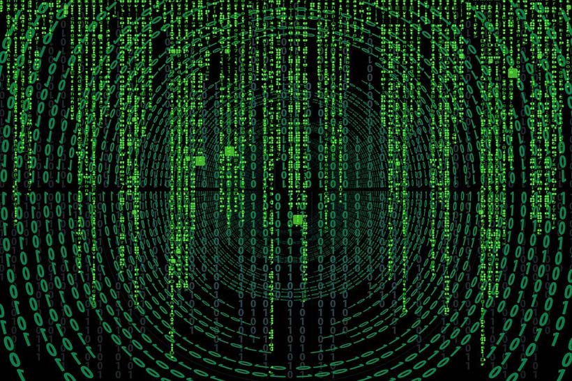 Matrix Style Code Data