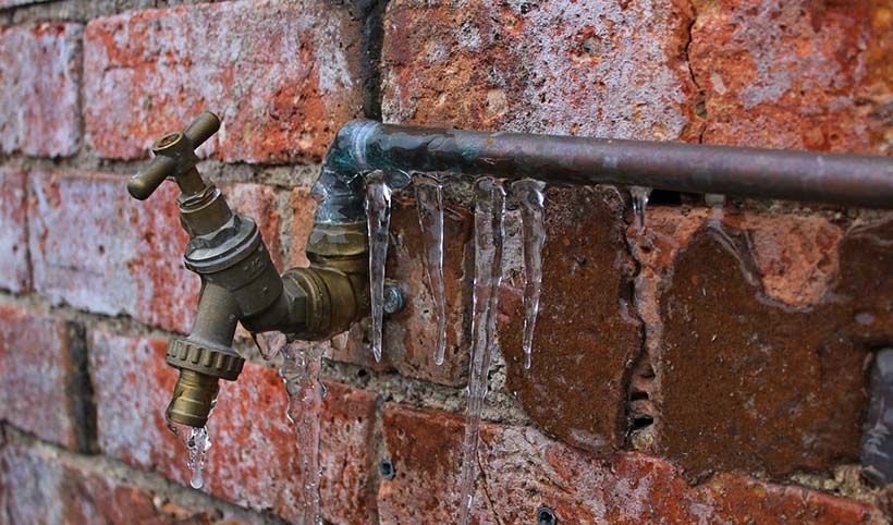 Frozen Exterior Tap