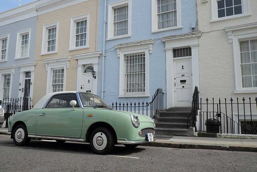 Car Parked on Notting Hill Street